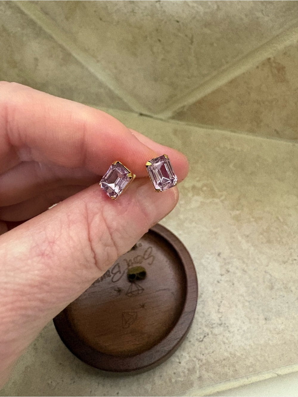 Sorrelli Octavia Stud Earrings amethyst